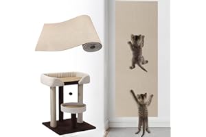 GMMG Grattoir Chat Autocollant pour Mur et Coin - Griffoir Tapis Protège-Meubles et Canapés (78.7 * 15.7 Pouce)