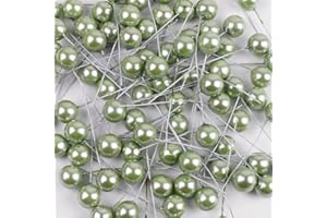 Whakano 20 Stück Künstliche Beeren 12mm,Dekorative Beerenstiele,Beeren Früchte,für DIY Handwerk Dekoration,Weihnachtsbaum Weihnachtskranz Tischdeko,Hochzeit,Home Decoration,Grün