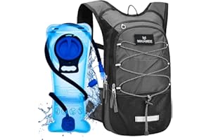 MIKAMEE Hydration Backpack,16L Insulated Hydration Pack with 2L BPA Free Water Bladder for Men and Women,Lightweight Breathable Rucksack,Water Backpack for Running,Cycling,Hiking,Camping,Rave