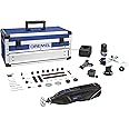 Dremel 8260 Cordless Rotary Tool, 12V 3Ah Lithium-Ion Battery - Multi Tool Kit with 65 Accessories + 5 Attachments, Brushless Motor, Electronic Feedback, Variable Speed 5.000-30.000 RPM, Bluetooth