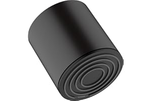 hansgrohe 24130670 Soffione Doccia, Nero Opaco, Brausekopf 105mm