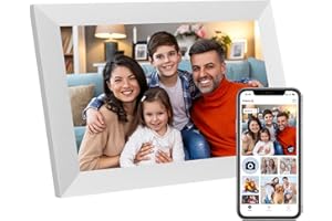 Funcare Digital Photo Frame 10.1 Inch, 1280 * 800 HD IPS Touch Screen Wifi Digital Picture Frame, 32GB Electronic Photo Frame, Auto-Rotate, Easy to Share Photos and Videos via APP