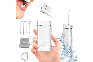 VEDASAN Irrigador bucal Portátil - Irrigador dental Viaje - Irrigador inalámbrico profesional - Water Flosser - Irrigador portatil para una Higiene Bucal Completa.