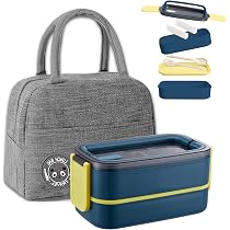 Bentology Set Pranzo Bento Per Ragazze – Borsa Termica, Lunch Box Con 5 Contenitori E Ghiaccio – Turchese