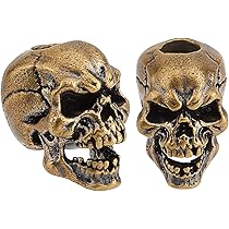 Perline In Ottone Vintage Foro 5.4mm - 10 Pezzi Per Bracciali, Collane E Creazioni Artigianali