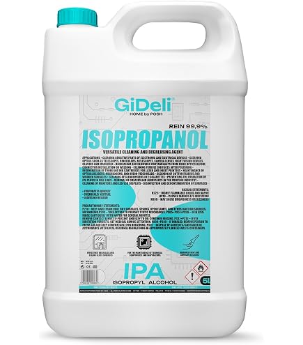 Antiviron 5L Isopropanol 99,9% – IPA 2-Propanol Fettlöser, Reinigungsalkohol Für Platinen, Glas, Drucker & Kamerasensoren