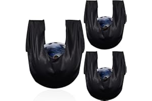 CIVANER Bowling Ball Cleaner 3 Pack Washable Bowling Ball Towel Black Bowling Ball See Saw Giant Bowling Ball Polisher Bowling Ball Bags for Bowling Ball Cleaning