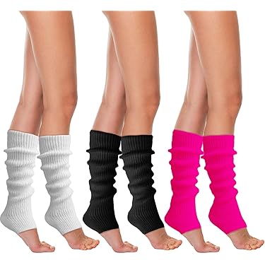 Scaldamuscoli Arcobaleno Anni '80 - Uncinetto Colorato Per Donne | Per Dance, Sport E Party - Foto 13