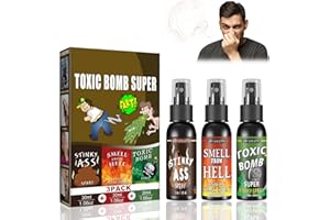 Ganbaro Liquid Fart Spray Set, Liquid Assfart Spray, Fart Spray Extra Strong Long Lasting, Safe and Portable, Great for Indoor and Outdoor Use, 3*30ml
