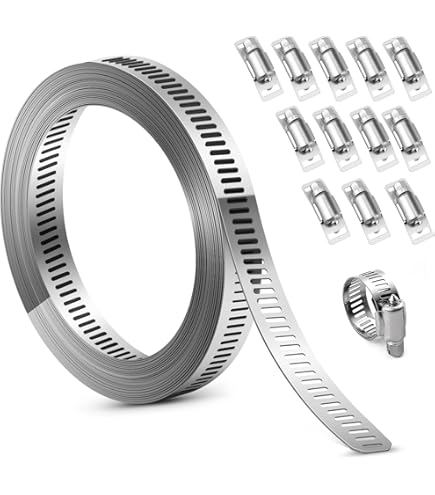 Fascette Stringitubo In Acciaio Inox 5m | Con Morsetti E Cacciavite | Per Tubi E Cavi - Foto 8