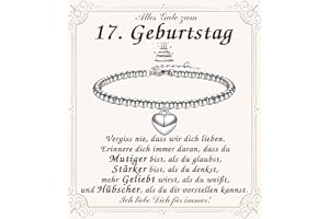 PDTU Geburtstagsgeschenk für Mädchen, Herz Armband Geschenke für Mädchen zum Geburtstag, Geschenk für 13-18 Jährige Mädchen Teenager zum Geburtstag