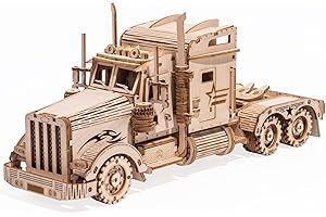 RoWood Puzzle 3D Madera Auto Maquetas para Construir Adultos | Camion Pesado Maquetas Rompecabezas Madera | Regalos para Adultos y Adolescente