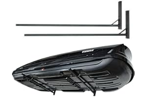 ‎QLS QLS Dachbox Wandhalterung 82 cm WSB aus Stahl zur Aufbewahrung von Dachkoffer Gartengeräte Skibox Sportgeräte Surfbrett iSUP