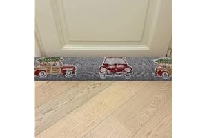 IL DOLCE STILE DELLA TUA CASA Paraspiffero Salsicciotto Porta Finestra Imbottito sfoderabile con zip 17 cm x110 cm (modello A)