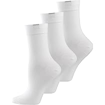 Nur Der Set van 3 perfecte sokken van ademend katoen, effen met comfortabele band zonder drukkende naad, voor heren, Maritiem., 43-46 EU
