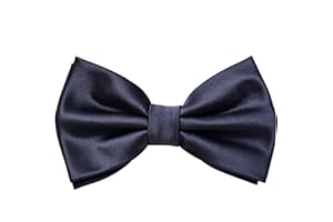 MASADA nœud papillon - Accessoire pour homme Look soie, réglable en continu, fait main et fermeture à crochet - 12 x 6 cm