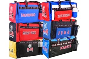 MAR INTERNATIONAL MAR | Sports Duffle Gym Bag (All in One) Unique Bottle Holder, MMA Styled Multi-Compartment Holdall, Fitness Kitbag for Mixed Martial Arts, Unisex Equipment Carry Bag - Multicolour Kit Bag