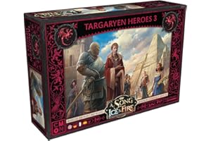 CMON - Edge Entertainment, Canción de Hielo y Fuego, Héroes Targaryen III, Juego de Miniaturas en Español