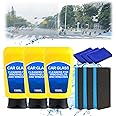 Soapami Oil Film Cleaner - Oil Film Emulsion Glass Cleaner, Sopani Car Oil Film Remover, Soapami Glass Cleaner, Oil Film Cleaning Emulsion For Home and Auto Cleaning, Quick Effect Coating Agent(3pcs)