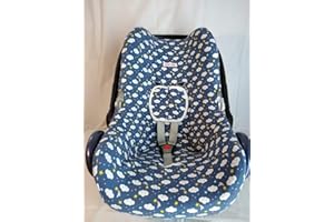 MOON-BEBE fundas para maxi cosi universal azul(azul nuves)