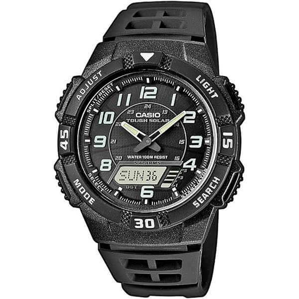 Casio Orologio Sportivo MWA-100H-1A2VCF - 100 Metri Water Resistant, Luce LED, Lunetta Metallica