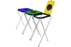 BigDean 3X Müllsackständer SwingFix GELB GRÜN BLAU 120L Blauer Gelber Sack Einer Mülleimer Müllbeutelständer Müllsackhalter 120L