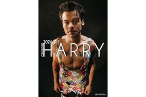 HOLLYWOOD IDOLS Harry 2024 A3 Rebel Music Wirobound Wall Calendar The Perfect Xmas or Birthday Gift