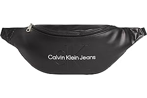 Calvin Klein Jeans Marsupio Uomo Monogram Soft Piccolo, Nero (Black), Taglia Unica