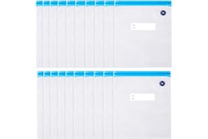 SINZAU Vakuumversiegelte Bags Kit, 20 Wiederverwendbare Beutel Vakuumbeutel für Lebensmittelaufbewahrung und Vakuumgaren, BPA Frei