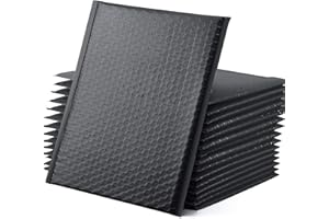 SHANQIAN 30PCS Enveloppes à Bulles A4, 335×270MM Enveloppes à Bulles Grand Format, Enveloppes Matelassées Enveloppe Expedition Bulles Mailer Enveloppes Rembourrées Auto-scellantes Enveloppe Noir