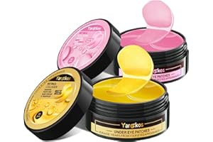 MIFELOY 2 Packs 60 Pcs Under Eye Patches, 24K Gold+Pink, 30 Pairs Women Undereye Mask for Puffy Eyes Dark Circles Treatment, Beauty Skin Care, Men Collagen Gel Pads Hydrating for Eye Bags Puffiness Wrinkle