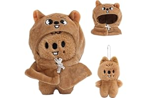 AOMANTIC SARL Str-ay Portachiavi in peluche, Portachiavi Stra-y, Sk-zoo Portac-hiavi in peluche, Stra-y Merch per Zaino Di Peluche, Str-ay Pelu-che Porta-chiavi, Adorabile Ciondolo Zaino