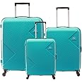 American Tourister Polypropylene Hardshell 55 Cms 4 Wheel Inline Suitcase(Zkk-All_Royal Blue), Small, Medium, Large