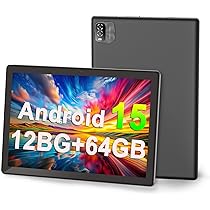 VASOUN Tablet 10 inch, Android 15 Tablets with 12(3 + 9 Expandable