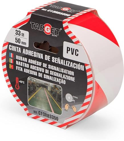 Nastro Segnaletico Adesivo Verde - 33m X 50mm, Per Marcatura Pavimenti E Aree Di Sicurezza - Foto 10