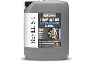 BIO-CHEM CLEANTEC Bio-Chem - Limpiador ultrasónico para talleres, 5L concentrado - Uso profesional en talleres e industria - Producto para carburadores, piezas mecánicas y componentes electrónicos