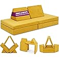 Linodino® Spielsofa | Kindersofa aus Schaumstoff Bausteine - Spielsofa