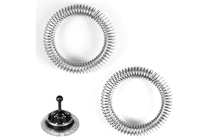 Tinoaly 2pz Bobine a Molla per Nespresso Aeroccino 3/4 / Plus Frusta, Frusta Montalatte in Acciaio Inox Spirali Anello Parti Ricambio per Nespresso Accessori