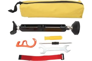 AQXREIGHT Podnośnik Motocyklowy Podnośnik, Przenośny Podnośnik Motocyklowy Podnośnik Mocny 400kg Łożysko Regulowana wysokość Podnośnik Kołowy z klamrą Hamulca