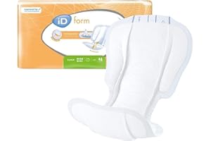 iD Expert Form Disposable Incontinence Pad – Super Absorbent, Discreet Design, Anti Leak Protection, Wetness Indicator, Odour Control, Women & Men, Adult Nappies, 2900ml, 21 Pads