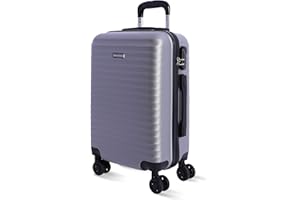 DON ALGODON - Maleta Cabina 55x40x20 - Maletas de Viaje Cabina Resistente Ryannair - Trolley Equipaje para Avion Resistente con 4 Ruedas de 360º y Candado Numérico, Iris