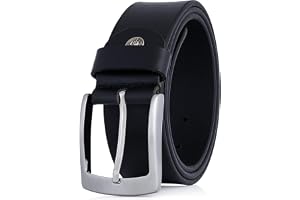 LINDENMANN Bä herr fullläderbä av buffelläder, 40 mm bred, förkortabar, bä , läderbä , jeansbä , XL