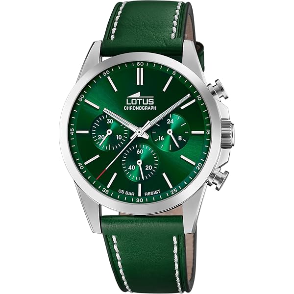 Lotus 18159_3 Orologio Uomo Quarzo 43mm, Cassa Acciaio, Quadrante Marrone, Silicone
