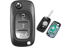 ASOOLL Fits for Keyless Entry Remote Control Replacement 3 buttons Key Fob Mercedes Benz Smart fortwo 453 Forfour 2015-2019 FCC ID:CWTWBTC767 433MHz