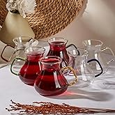 Perotti Ehl-i Keyf Luster Renkli 6'lı &Ccedil;ay Bardağı Seti 200 ml