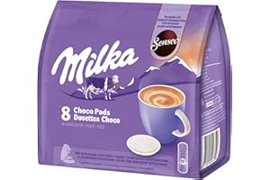 Senseo - Milka - Napój kakaowy - kremowy gorący napój czekoladowy - 10 opakowań x 8 kapsułek kawy