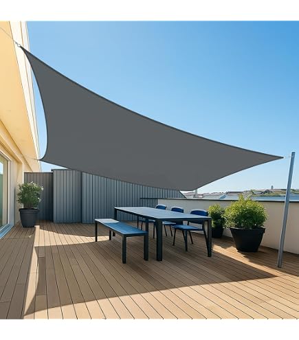 Telo Ombreggiante LOVE STORY Per Esterni 1,8x3,5 M Sabbia - HDPE Con 95% Protezione UV - Con Occhielli - 3