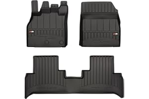 M MOTOS Tappetini in gomma per auto adatto per Renault Grand Scenic II 2009-2016 Migliorate il vostro comfort di viaggio con il tappetino antiscivolo per auto 3D.- Tappetini per auto per tutte le stag