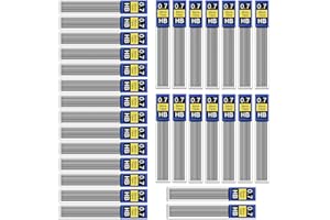 NOKDAL 360 PCS Recharges Résine Mine de Crayon Automatique Recharge de Plomb 0,7 mm HB Mine Criterium Ecrivez en Douceur et Clairement pour Porte-Mines le Bureau et l'École Croquis Écriture Dessin