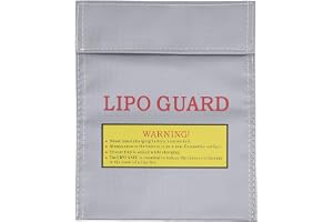Lipo Batteripåse, Silikonfibertyg | Eldfast | Explosionssäker | 22,5x18,5 Cm | Lipo Safe Bag för Laddning Av BatterierTillbehör för modellflyg